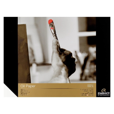 Rembrandt Oil Paint Paper Block  9.4"x12.6"  (10 sheets, 140lb)   93052432
