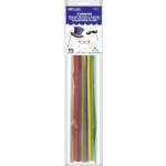 Bazic 3/8" x 12" Round Multi-Colored Wooden Dowels (15/Bag)  BZ6811