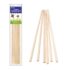Bazic 3/8" x 12" Round Natural Wooden Dowels (6/Bag)  BZ6810