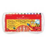 Faber-Castell Brilliant Beeswax Crayons in Durable Storage Case 12ct  FC129112
