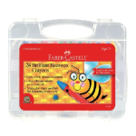 Faber-Castell Brilliant Beeswax Crayons in Durable Storage Case 24ct  FC129124
