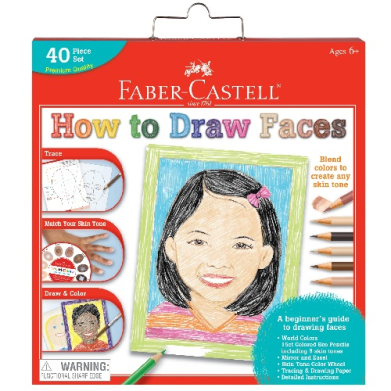 Faber-Castell World Color How to Draw Faces Art Set  FC14344