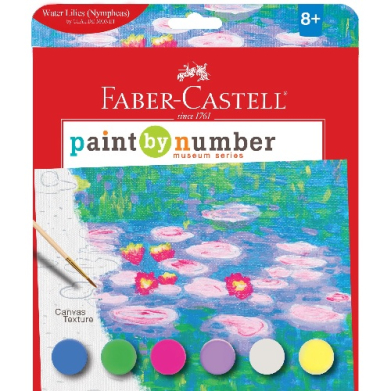 Faber-Castell Paint by Numbers Museum Series - Water Lillies   FC14350