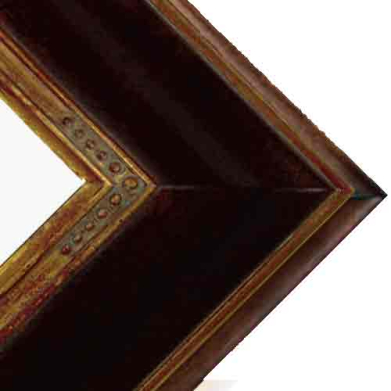 Series 240 Dark Antique Gold Embossed Plein Air   FRMTP-240G-11X14