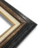 Closeout Econo Frame Walnut Gold with Linen Liner - 4" x 5"