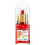 Faber-Castell Premium Quality Triangular Paint Brush Set -  (6 Pieces)   FC14532