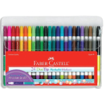 Faber-Castell DuoTip Washable Marker Set  24ct  FC153024