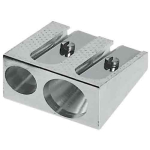 Faber Castell  Double Hole Metal Pencil Sharpener    FC183400
