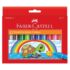 Faber Castell Jumbo Broad Line Markers - (12 Pack) Assorted Colors   FC9150212