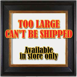 Series 20A - Rich Black Plein Air Frame with Gold Lip - IN STORE PICK UP ONLY- CAN NOT SHIP-    FRMTP-20A-24x36