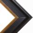Series 20A - Rich Black Plein Air Frame with Gold Lip    FRMTP-20A-12x16