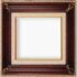 Series 296 Ornate Dark Walnut & Gold Frame with Linen Liner  FRMTP-296W-11x14