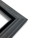 Econo Frame Tuscan Drift Grey with Black Velvet Liner - 16" x 20"