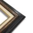 Econo Frame Walnut Gold with Linen Liner - 22" x 28"
