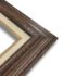 Econo Frame Walnut Stain with Linen Liner - 22" x 28"
