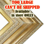 Series 446 Champagne Gold Gallery Deluxe Frame  - IN STORE PICK UP ONLY- CAN NOT SHIP-  FRMTP-446G-24X36