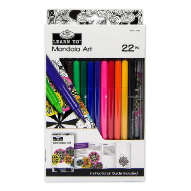 Royal Langnickel Essentials Learn to Mandala Art Set- 22pc RSET-LT260
