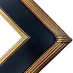Series M2-BG  Black & Gold Plein Air Frame  FRMTP-M2-BG-11X14