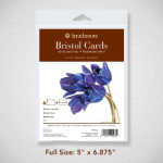 Strathmore Series 400 Bristol Cards and Envelopes straight edges, 5"x 6 7/8", 6Pk  ST105-66