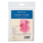 Strathmore Creative Announcement Cards and Envelopes  Palm Beach with Plain Edges, 3 1/2" x 4 7/8", 6 Pk ST205-4
