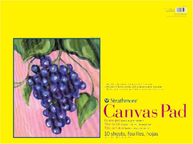 Strathmore 300 Series Canvas Pad  18" x 24" (10 sheets, 8oz) ST315-18