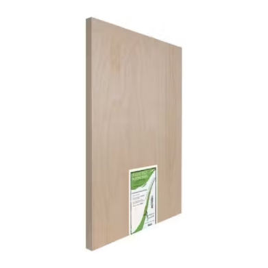 American Easel Flat Cradled Birch Panel Board 7/8" - Natural, 11" x 14" AE1114