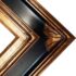 Series 278BPG Black Panel Gold Frame   FRMTP-278BPG-8x10