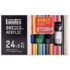 Liquitex Basics Acrylic 22ml Tube Set - 24ct + 3 Bonus Brushes
