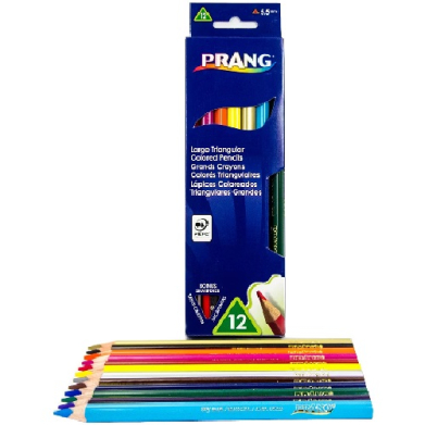 Prang Large Triangular Colored Pencils - 12ct  25120