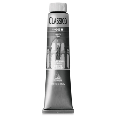 Maimeri Classico Oil Paint 200ml -Silver