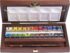 Rembrandt Professional Watercolor Pan Set / Wooden Box -24 Half Pans + Accessories    05840014