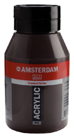 Royal Talens Amsterdam Acrylic Paint - (33.8oz/1000ml) 403 Vandyke Brown