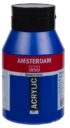 Royal Talens Amsterdam Acrylic Paint - (33.8oz/1000ml) 570 Phthalo Blue