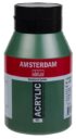 Royal Talens Amsterdam Acrylic Paint - (33.8oz/1000ml) 622 Olive Green Deep