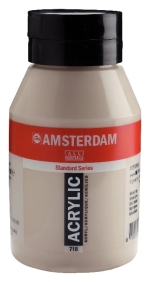 Royal Talens Amsterdam Acrylic Paint - (33.8oz/1000ml) 718 Warm Grey