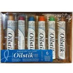 Richeson Shiva OIlstik Paintstiks Set Professional 6ct-  Iridescent Primary Colors