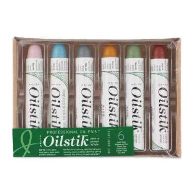 Richeson Shiva OIlstik Paintstiks Set Professional 6ct-  Traditional Color
