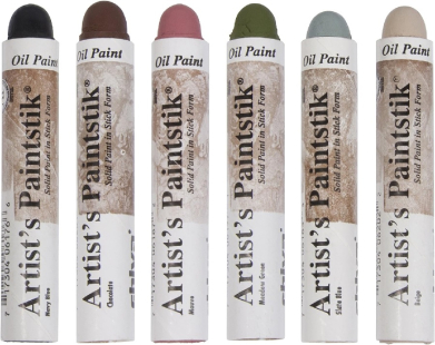 Richeson Shiva OIlstik Paintstiks Set Professional 6ct-  Colonial colors