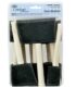 Royal Langnickel Crafters Choice Assorted Poly Foam Brushes Wooden Handle 15 pieces