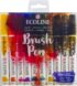 Royal Talens Ecoline Brush Pen Set of 10 Liquid Watercolor Pens –(10 Pack) Dark Colors 11509802