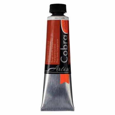Cobra Artist Oil Paint (150ml)- Transparent Oxide Red  Series 3  378