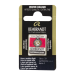 Rembrandt Professional Watercolor Half Pan -321 Permanent Madder Light