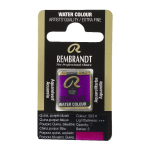 Rembrandt Professional Watercolor Half Pan - 593 Quinacridone Purple Blue