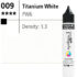 System3 Fluid Acrylic Titanium White -250ml Bottle 139250009