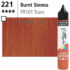 System3 Fluid Acrylics Burnt Sienna -250ml Bottle 139250221