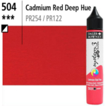 System3 Fluid Acrylics Cadmium Red Deep Hue -250ml Bottle 139250504