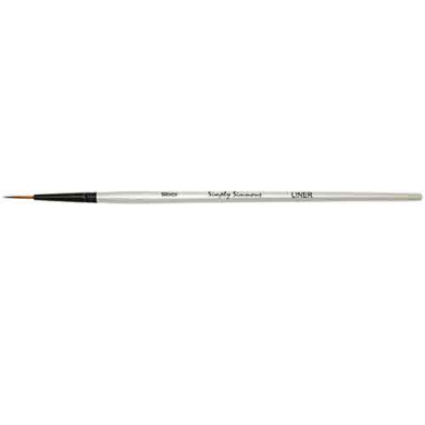 Daler Rowney Simply Simmons Mixed Media Brush - Short Handle, Liner, Size 0  DR255051099