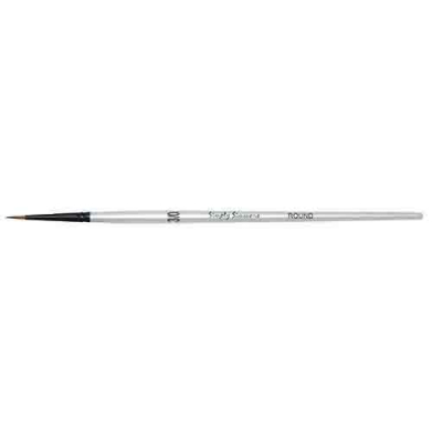 Daler Rowney Simply Simmons Mixed Media Brush - Short Handle, Round, Size 3/0 DR255085097