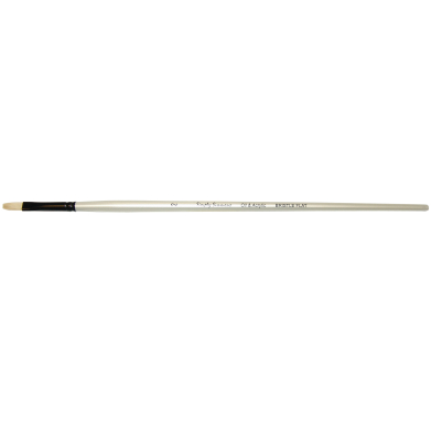Daler Rowney Simply Simmons Oil/Acrylic Brush - Long Handle, Bristle Flat, Size 2  DR255144002