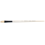 Daler Rowney Simply Simmons Oil/Acrylic Brush - Long Handle, Bristle Flat, Size 8  DR255144008